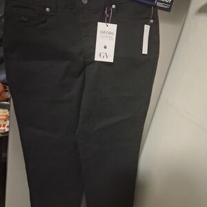 Gloria Vanderbilt Black Straight Leg Jeans